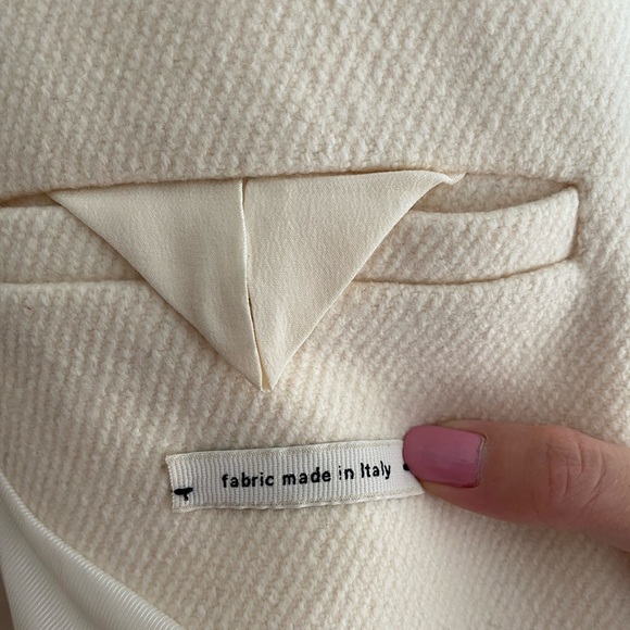 NWOT Aritzia Wilfred Cocoon Wool Cashmere Mid Coat - Picture 4 of 7